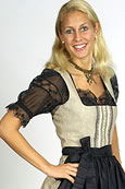 Abend- Dirndl mit Schürze