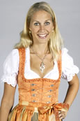 Dirndl orange